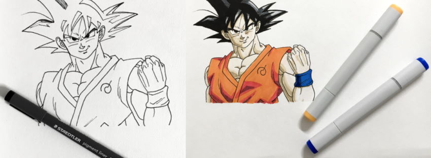 Example of how to draw comics from observation