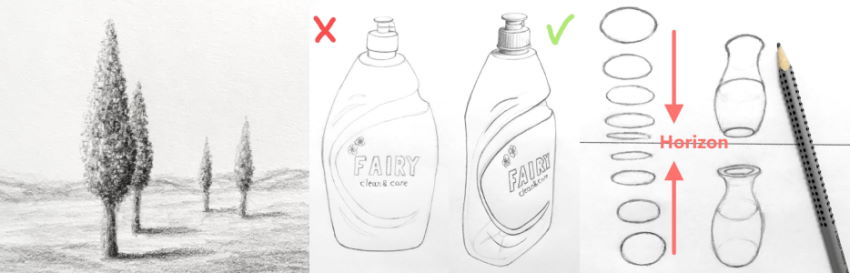 Examples for composition drawing