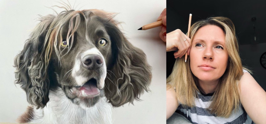 Amy Mckimm, pet portrait artist