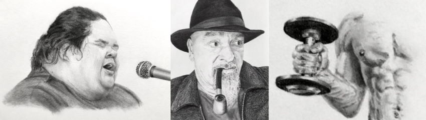 Realistic pencil drawings