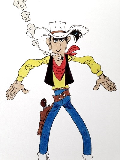 Franco-Belgian comics drawing, Lucky Luke